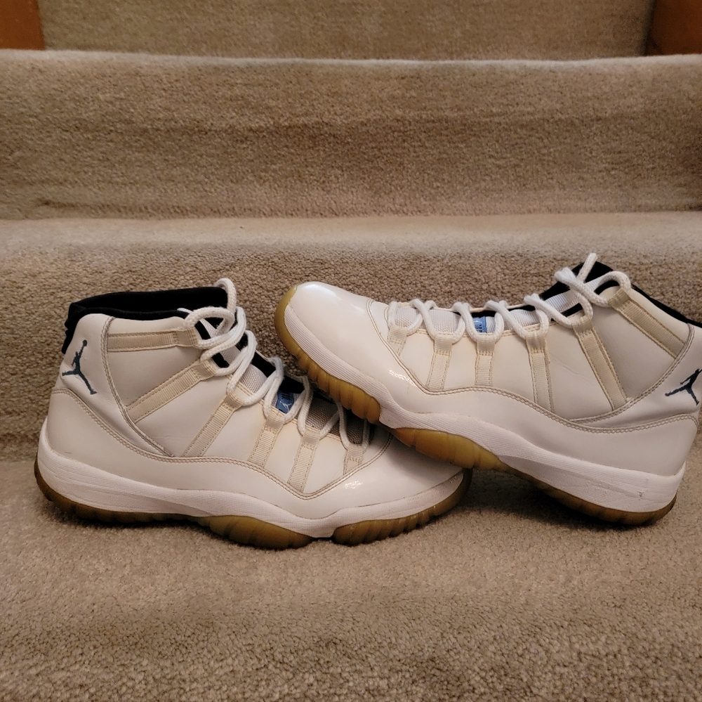 Nike Air Jordan 11 Retro Legend Blue White Sneakers 378037-117 Men's Size 11.5 - Picture 6 of 11